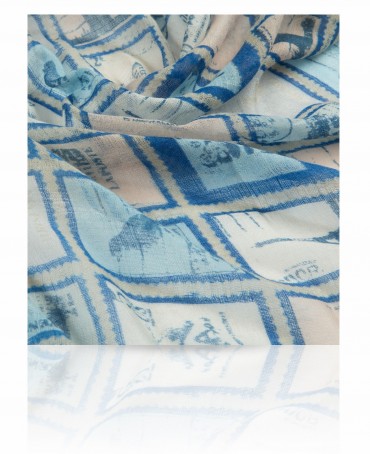 Палантин Женский W-STAMP/DENIM